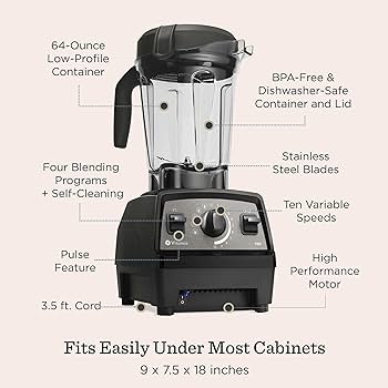 Amazon.com: Vitamix Propel Series 750 Blender with Four Blending